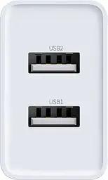 Зарядний пристрій Baseus Speed Mini Dual U Charger 10.5W White - мініатюра 4