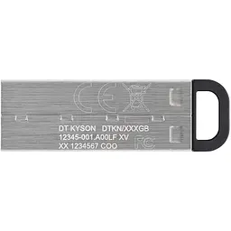 USB флеш накопичувач Kingston 256GB DT Kyson Silver/Black USB 3.2 (DTKN/256GB) - мініатюра 3