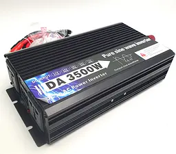 Автоінвертор 12 V-220 V перетворювач напруги з чистою синусоїдою для котла, насоса та холодильника 3500 W Eryuan 12 V-220 V 3500 Вт - мініатюра 4