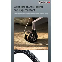 Кабель Baseus USB Type-C Dynamic Series Fast Charging Data cabel USB to Type-C 100W 2m White (CALD000702) - миниатюра 12