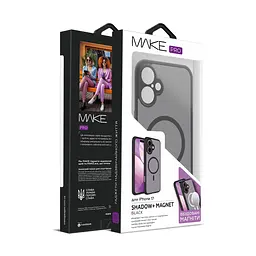 Чохол MAKE Apple iPhone 17 Shadow+ Magnet Black - мініатюра 2
