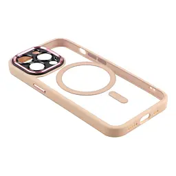 Чохол Creative TPU PC Metal Calais MagSafe Apple iPhone 13 Pro Pink - мініатюра 3