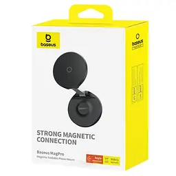 Тримач для телефону MagPro Magnetic Foldable Phone Mount (B10564101) Cluster Black Baseus teh0029240 - мініатюра 5