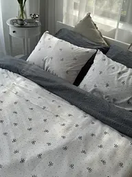 Постільна білизна сімейна Dushka Home Муслін 41052 160х215х2 см