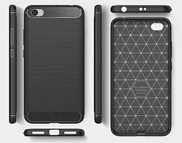 Протиударний бампер Primo Carbon для Xiaomi Redmi Note 5A Black - мініатюра 3