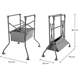 Столик для пеленання з ванночкою Kinderkraft Bubbly Grey (KABUBB00GRY0000) - мініатюра 3