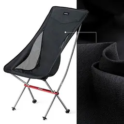 Складне крісло Naturehike YL06 Alu Folding Moon Chair NH18Y060-Z (Чорний) - мініатюра 5