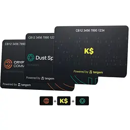 КриптогаманецьTangem Wallet 2.0 Kirill Evans All-in-one Bundle на 3 карти (TG128X3-KEAIO) - мініатюра 2