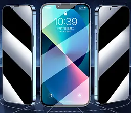 Захисне скло DK Full Glue Антишпигун для Apple iPhone 13 Pro Max 013350 black - мініатюра 4