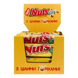 Упаковка батончиків NUTS 42 г х 24 шт - мініатюра 2