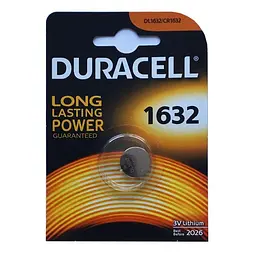 Батарейка DURACELL 1632 blister 1 (1/10) (АРТ1987)