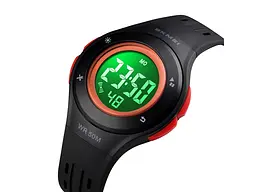 Дитячий наручний годинник 1455BK Black Skmei acs0030734 - мініатюра 5