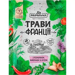 Приправа Pripravka Трави Франції з розмарином майораном та м'ятою 10 г