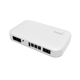 Джерело безперебійного живлення для роутера ColorWay Mini DC UPS, White, 10000 mAh (37Wh), 1xDC (12V/1.4A), 1xDC (9V/1.8A), 1xDC (5V/1.8A), 1xUSB (5V/1.8A), PoE (15V/1.3A / 24V/0.9A), індикатор заряду (CW-PB100LI3WT) - мініатюра 2