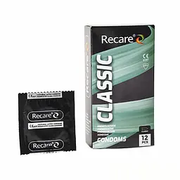 Презервативы Holographic Recare Classic Condoms 12 шт, классические