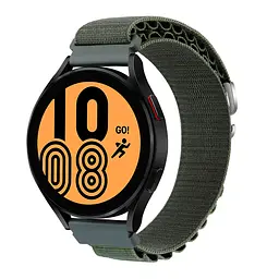 Ремінець для Xiaomi Amazfit Bip Bip Lite Bip U Bip 1S Bip 3 - темно-зелений Watchbands NormalCloth Wave ширина кріплення 20мм нейлоновий (W26-0WB20712975) - мініатюра 2