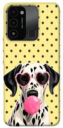 TPU чохол Demsky Pinky dolmatin для TECNO Spark 8C