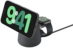 Бездротовий зарядний пристрій Belkin Boost Up Charge Pro 2-in-1 Чорний (WIZ020VFH36)