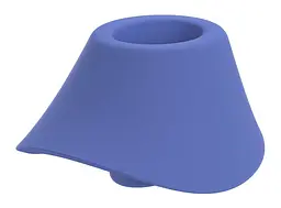 Вагінально-кліторальний стимулятор Womanizer Blend Vibrant Blue - мініатюра 4