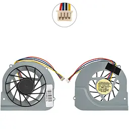 Вентилятор для ноутбука TOSHIBA Satellite M500 U500 M900 M910 DC 5V 0.5A 4pin (BRUSHLESS MOTOR DFS531105MC0T) (Кулер)