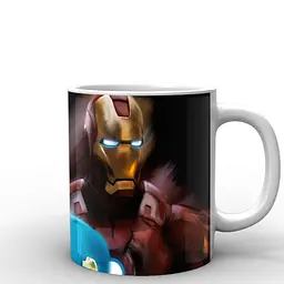 Кухоль GeekLand Iron Man Залізна Людина фан арт IM.02.047.344 330 мл білий - мініатюра 3