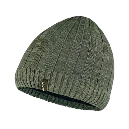 Водонепроникна шапка DexShell Heathered Rib Knit Beanie Onesize 56-58 см хакі (DH32405SSN)