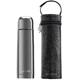 Термос Miniland Deluxe Thermos Silver з термосумкою, сріблястий, 500 мл (89255)