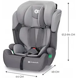 Автокрісло Kinderkraft Comfort Up i-Size Grey - мініатюра 8