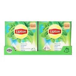 Чай зелений Lipton Intense Mint, 32 г (20 шт. х 1.6 г) (917454) - мініатюра 4