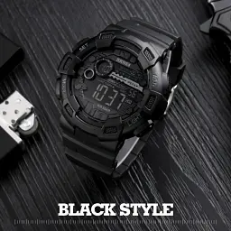 Наручний годинник Skmei 1243 Black, 1243BK (15919) - мініатюра 4