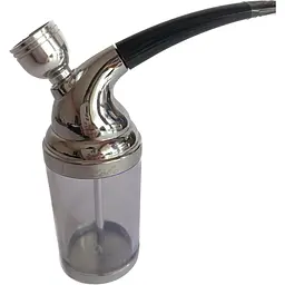 Похідний міні Кальян CD-902 №3809 Silver (12243) - мініатюра 2