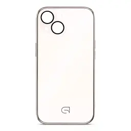 Чехол-накладка для Apple iPhone 14, Replica MagSafe, белый, противоударный защитный чехол с магнитным кольцом MagSafe, защита всего корпуса, TPU+PC, зеркальный, выступающий бортик вокруг экрана, ArmorStandart (ARM76220)