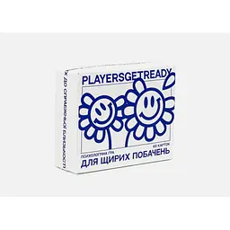 Настільна гра PLAYERSGETREADY Психологічна гра для щирих побачень (16+) (укр.) (Sinceredating#Ua)