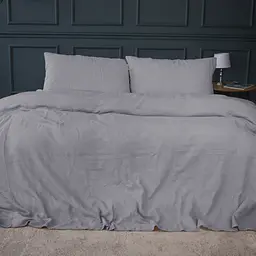 Комплект постільної білизни MirSon №20-02 Waffle Gray 200х220 см сірий (2200011032870) - мініатюра 4