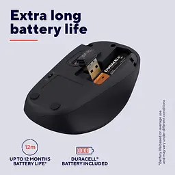 Мишка Trust Yvi+ Silent Wireless/Bluetooth Dark Blue (25514) - мініатюра 8