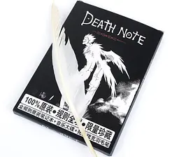 Зошит Смерті death note блокнот аніме-книжка в наборі з ручкою пером для косплею манги - мініатюра 6