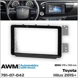 Перехідна рамка Toyota Hilux AWM 781-07-042 - мініатюра 2
