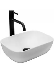 Умивальник Rea Belinda Mini (REA-U5667) 37см - накладний - білий
