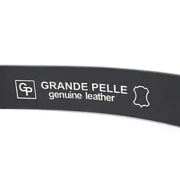 Шкіряний чоловічий ремінь GRANDE PELLE 3,4х120 см acs0026892 - мініатюра 5