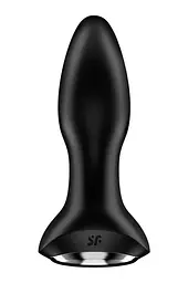 Анальна смарт вібропробка із перлинним масажем Satisfyer Rotator Plug 2+, Чорний - мініатюра 4