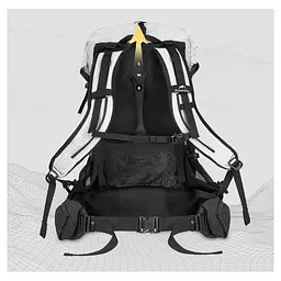 Рюкзак туристичний Naturehike CNK2450XB016, 40 л, білий, M - мініатюра 4