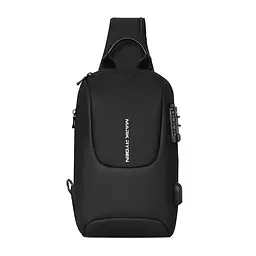 Рюкзак-слінг Mark Ryden MR7039 для планшета 9.7" з TSA-замком та USB-портом (Чорний) - мініатюра 2
