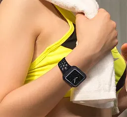 Силіконовий захисний корпус Primo для Apple Watch 40 мм Black/White - мініатюра 4