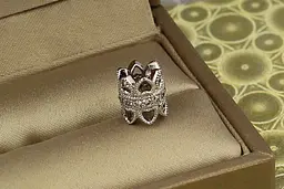 Кулон шарм Xuping Jewelry парканчик 8 мм сріблястий - мініатюра 3