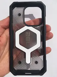 Оригінальний протиударний чохол UAG Pathfinder MagSafe для iPhone 15 Pro Ash (114281113131) - мініатюра 4