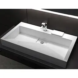 Умивальник Rea Goya 46x100 білий (REA-U8903) - мініатюра 4