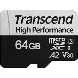 Карта пам'яті Transcend 64GB microSDXC class 10 UHS-I U3 A2 (TS64GUSD340S) - мініатюра 2