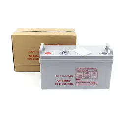 Гелевий акумулятор Gel Battery (100 Ah 12V) для джерел безперебійного живлення - мініатюра 3