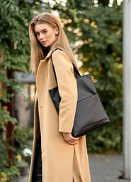 Сумка Sambag Shopper Tote SQN чорний 41 х 30 х 10 см (93220001)