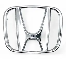 Емблема керма Honda Хром 53х43 мм Пластик (на 13 усиках без скотчу) (Завод)